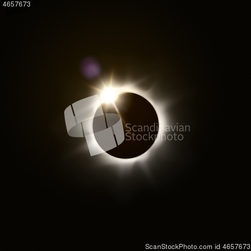 Image of total solar eclipse