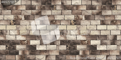 Image of brick stone wall banner background seamless texture