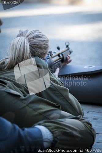Image of Female Norwegian Soldier