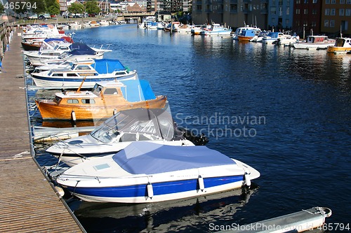 Image of Small boats on the dock