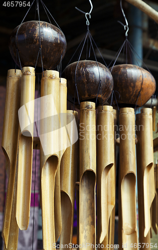 Image of Bamboo wind chimes