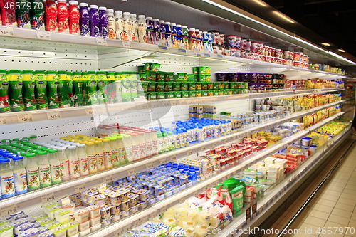 Image of shop of dairy products