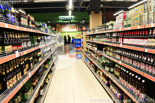 Image of beer store with wide assortment