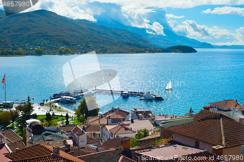 Image of Ohrid in a sunny day. Macedonia