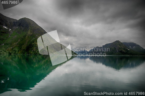 Image of Lake reflections landscape in europe