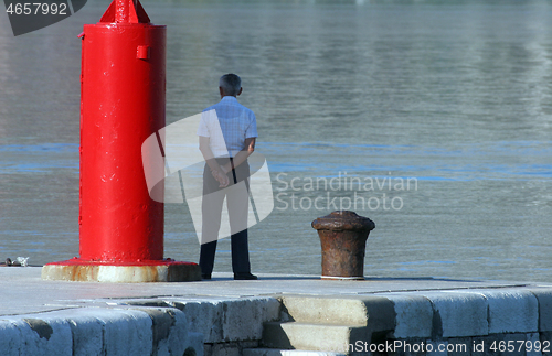 Image of Waiting man