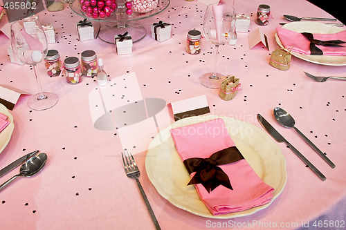 Image of Wedding table pink