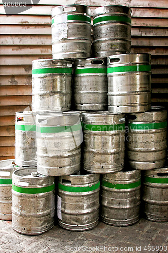 Image of Beer barrels