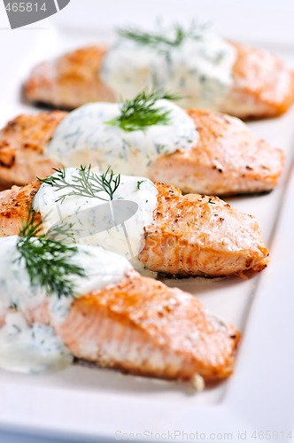 Image of Cooked salmon