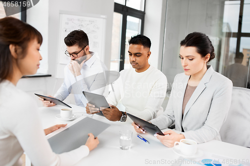 Image of recruiters having job interview with employee