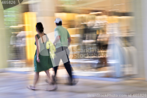 Image of Shopping in a mall