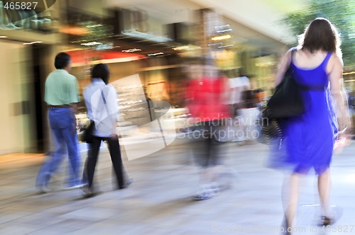 Image of Shopping in a mall