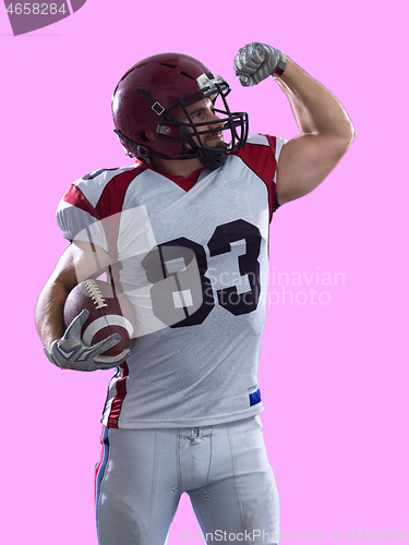 Image of American football player celebrating