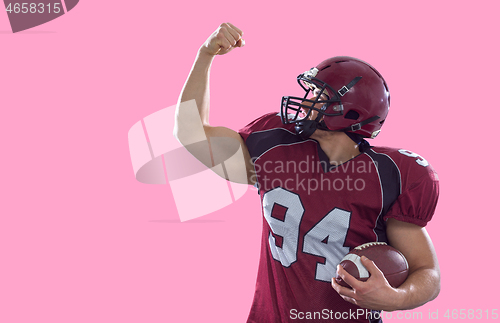 Image of American football player celebrating