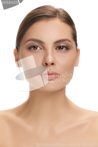 Image of Beautiful Girl face. Perfect skin