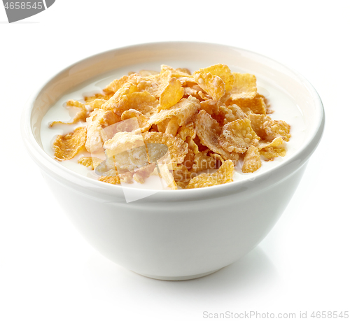 Image of bowl of sweet cornflakes