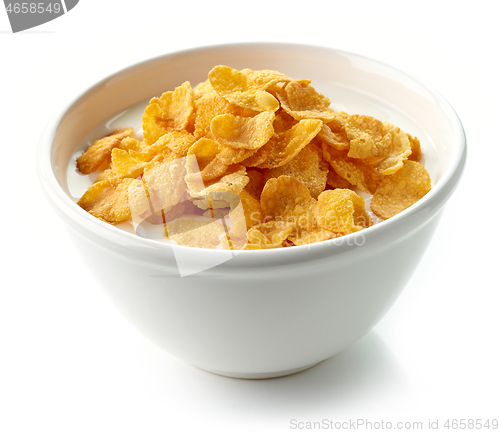 Image of bowl of cornflakes