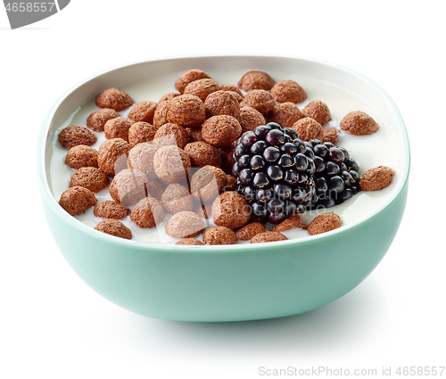 Image of bowl of breakfast cereal balls