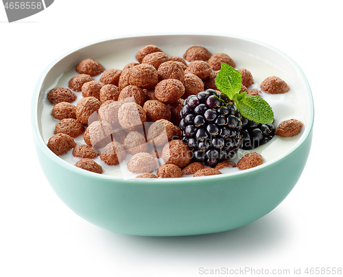 Image of bowl of breakfast cereal balls