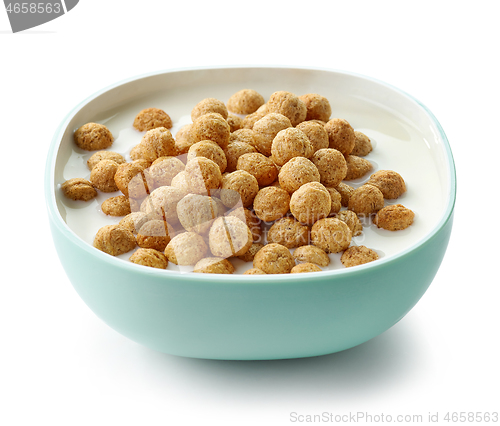 Image of bowl of breakfast cereal balls