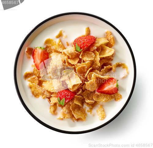 Image of bowl of cornflakes