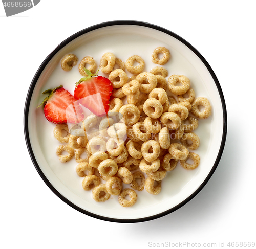 Image of bowl of breakfast rings