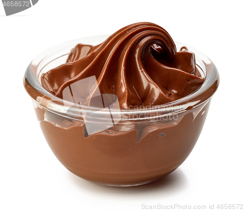 Image of bowl of chocolate cream