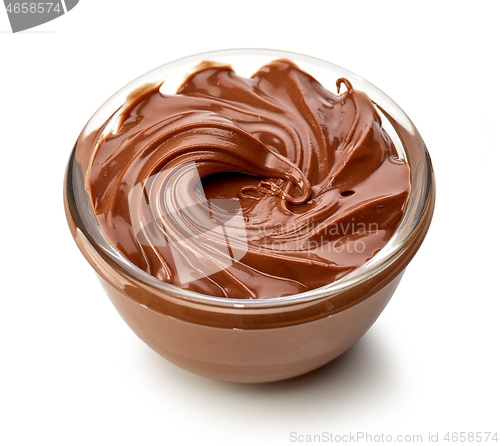 Image of bowl of chocolate cream