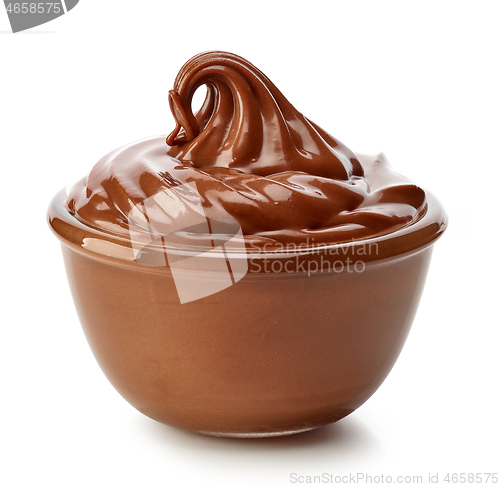 Image of bowl of chocolate cream