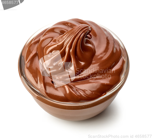 Image of bowl of chocolate cream
