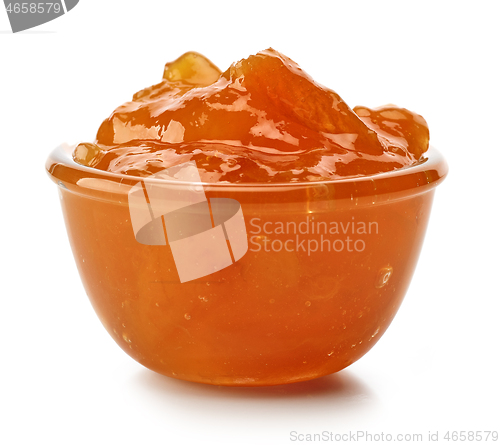 Image of bowl of apricot jam