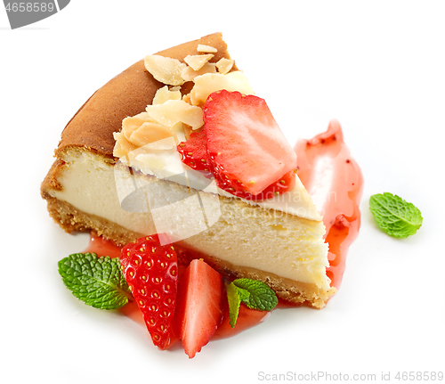 Image of piece of cheesecake