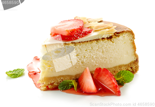 Image of piece of cheesecake