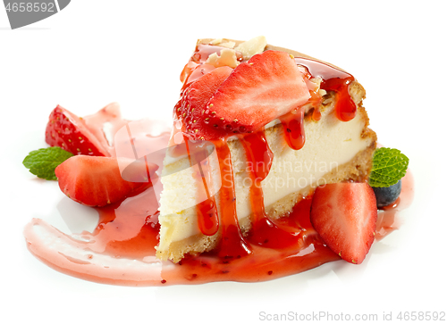 Image of piece of cheesecake