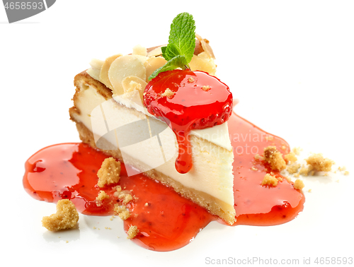 Image of piece of cheesecake