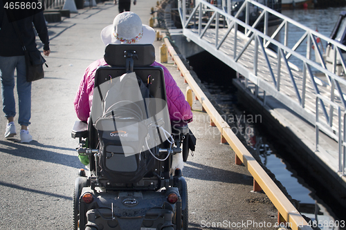Image of Woman in Wheelchair