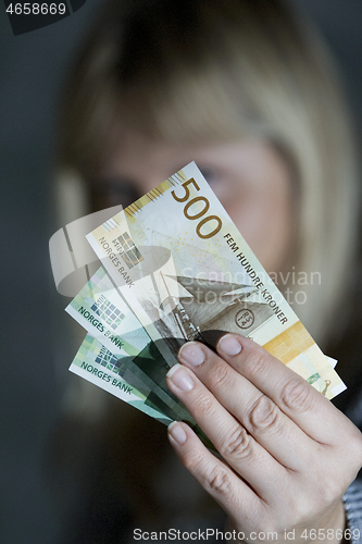 Image of Norwegian 50 and 500 Bank Note