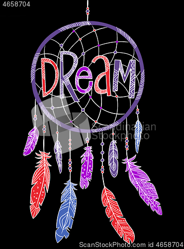 Image of Dream concept t-shirt print and embroidery