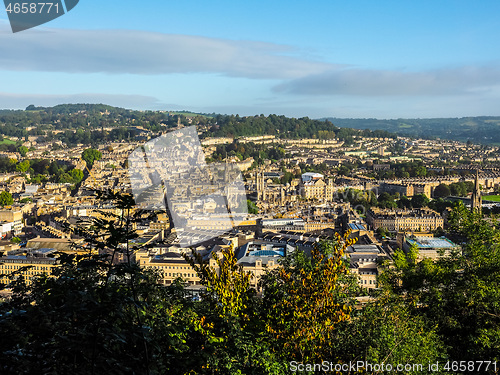 Image of HDR Aerial view of Bath