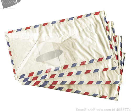 Image of Vintage looking Airmail letter