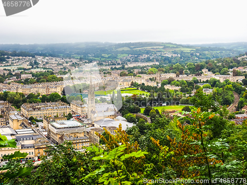 Image of HDR Aerial view of Bath