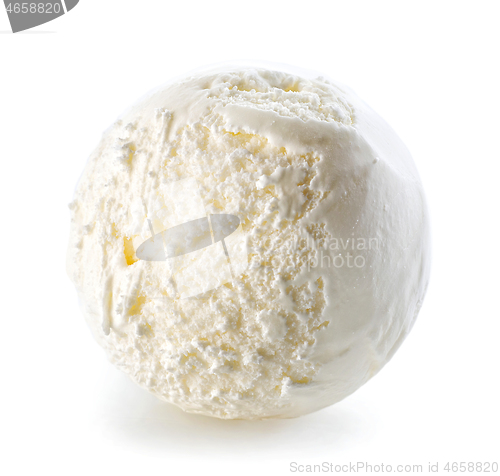 Image of scoop of vanilla ice cream