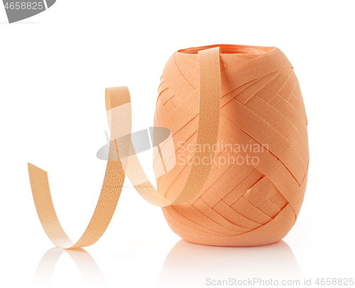 Image of paper ribbon roll isolated