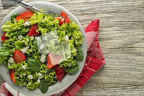 Image of Salad with strawberry 