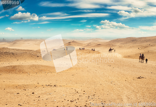 Image of Sandy desert in Egypt