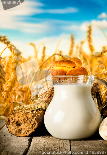 Image of Dairy products and bread