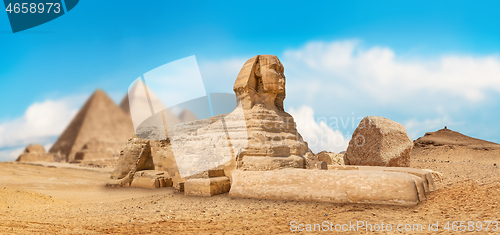 Image of Sphinx on a sunny day