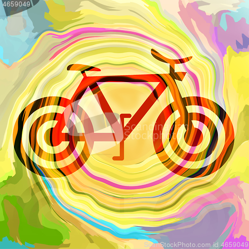 Image of Bicycle bright background