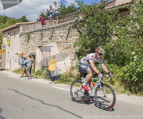 Image of The Cyclist Andre Greipel on Mont Ventoux - Tour de France 2016