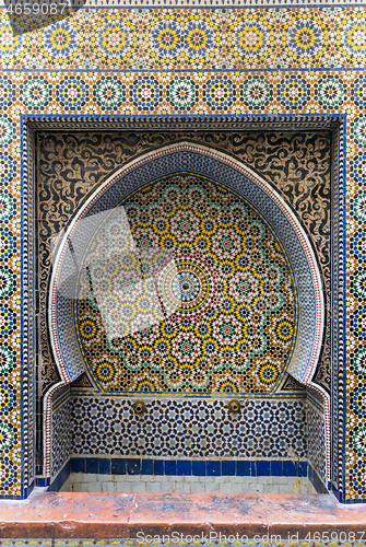 Image of Traditional maroccan old fountain
